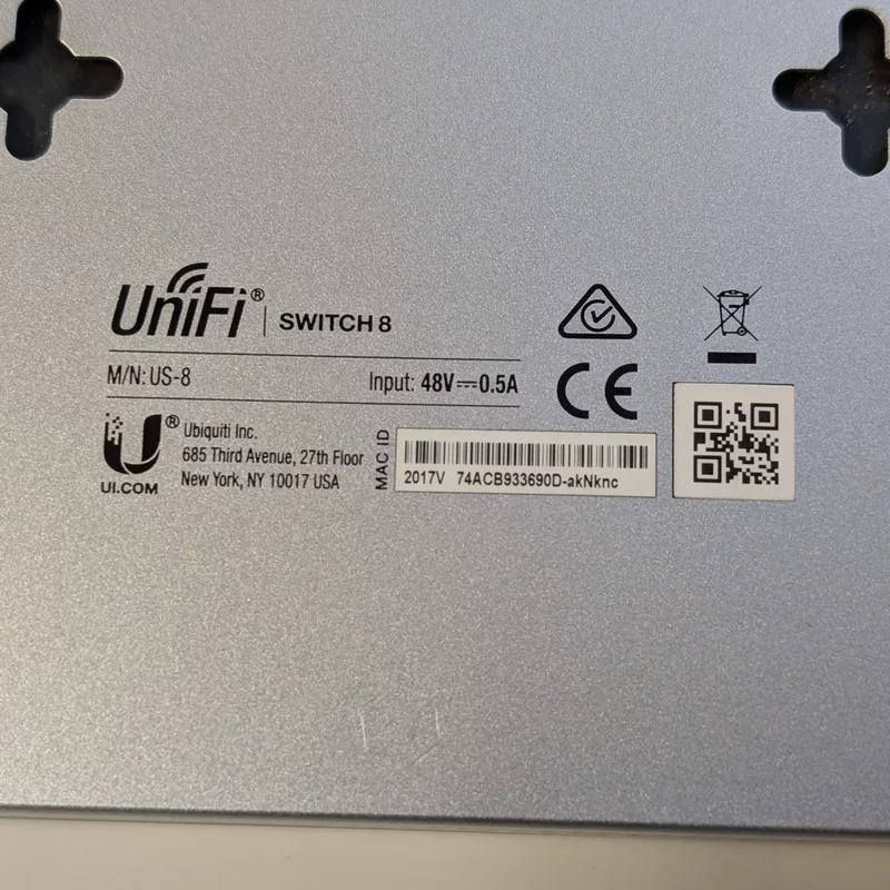 Switch managed Unifi Switch 8, 8Gbps, 48W, PoE, carcasa metalica